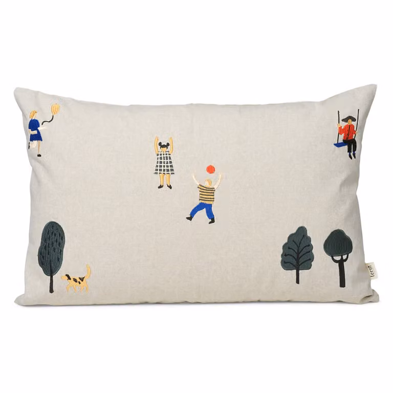 Ferm LIVING The Park kussen beige 40 x 60 cm