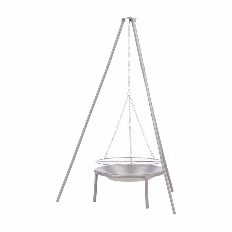 Nest of Nora Vuurkorf vuurschaal voor tuin en terras - Staal - Silver