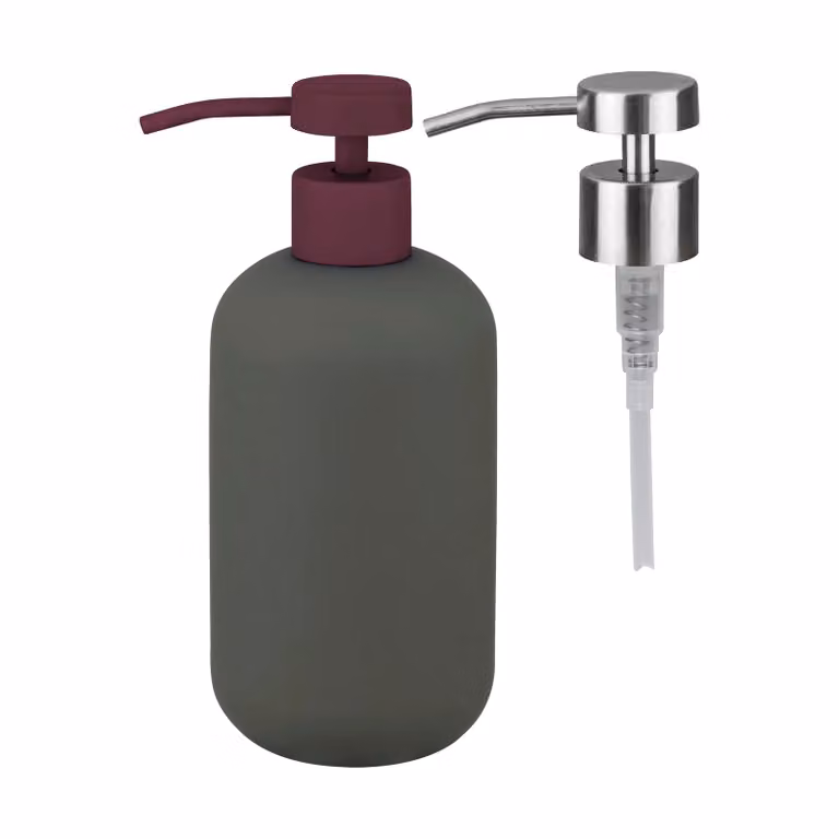 Mette Ditmer Lotus Play zeepdispenser hoog met 2 pompkoppen, Dark olive