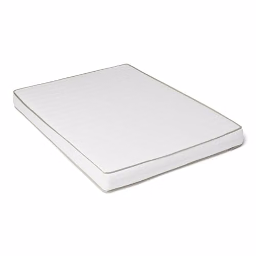 Amazon Basics Koudschuimmatras met afneembare en wasbare hoes, 120 x 200 cm, Hoogte: 18 cm