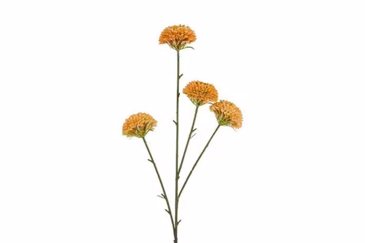 Countryfield zijden Chrysanthemum bloem geel 67 cm