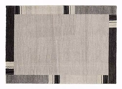 OCI Castle Flora tapijt met bloemenmotief grijs en beige B: 80 cm, L: 200 cm