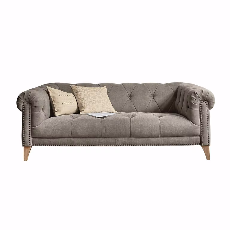 LOBERON Bank Sanbornville Chesterfield in taupe