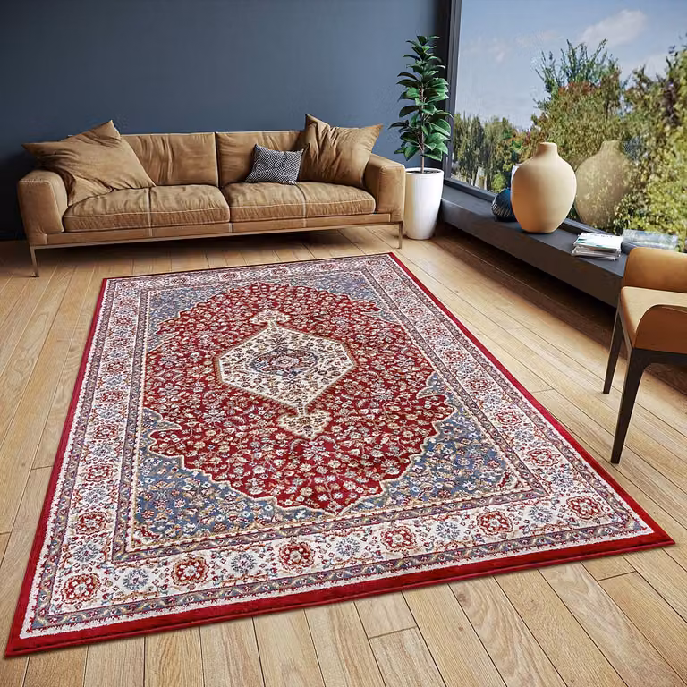 home24 Oosters vloerkleed Mochi rood B/D: 120 x 170 cm