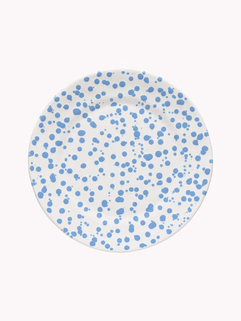 Costa Nova Rafaela dinerbord set van 6 blauw, Ø 27 cm