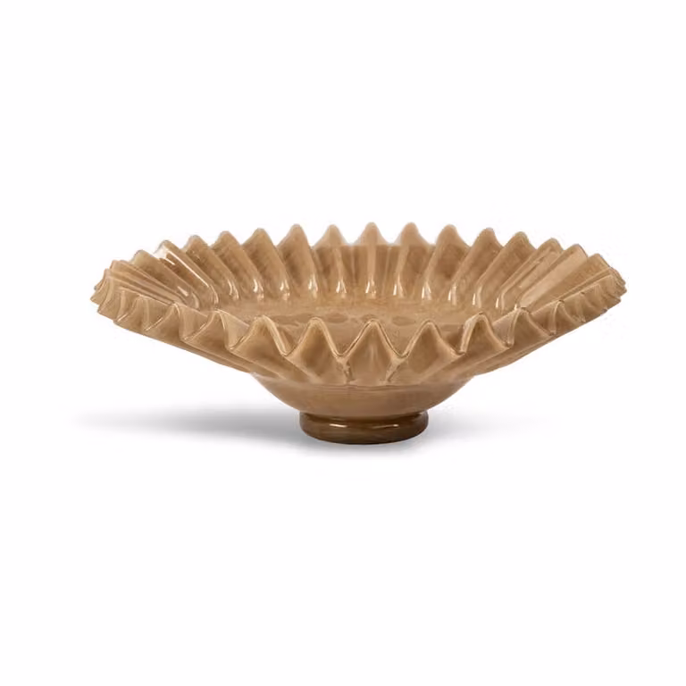 Byon Lori schaal L Beige Ø38 cm