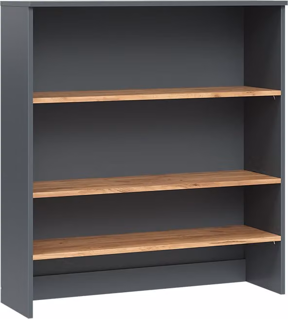 Vicco Viktor Badkamermeubel Antraciet/Gouden Eik met open vakken, Model 55167