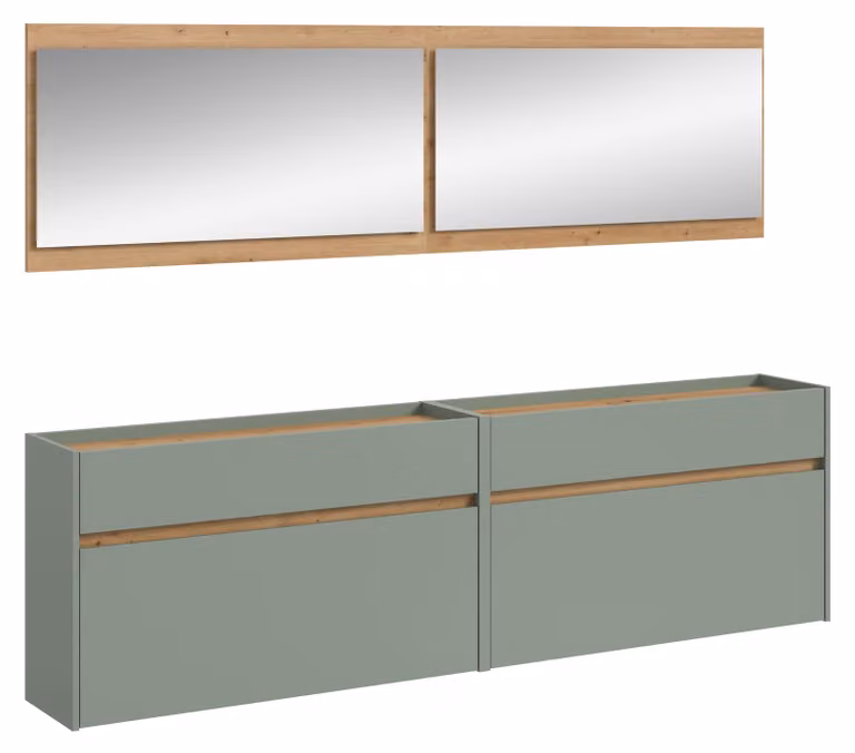 Drive garderobe opstelling D33 salvie decor