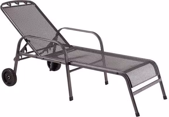 Greemotion Rolliege Toulouse - IJzergrijs - B/D/H: 189 x 74 x 57 cm
