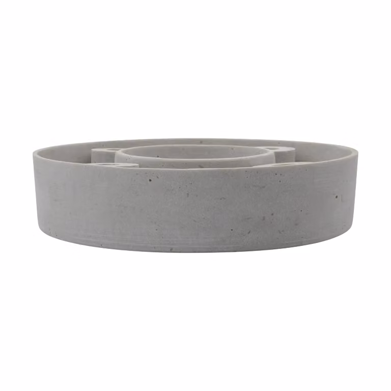 House Doctor The Ring adventskandelaar grijs Ø26 cm