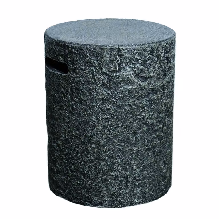 Elementi Afdekking voor gasflessen 5 kg Eco-Stone donkere kleur natuursteenlook