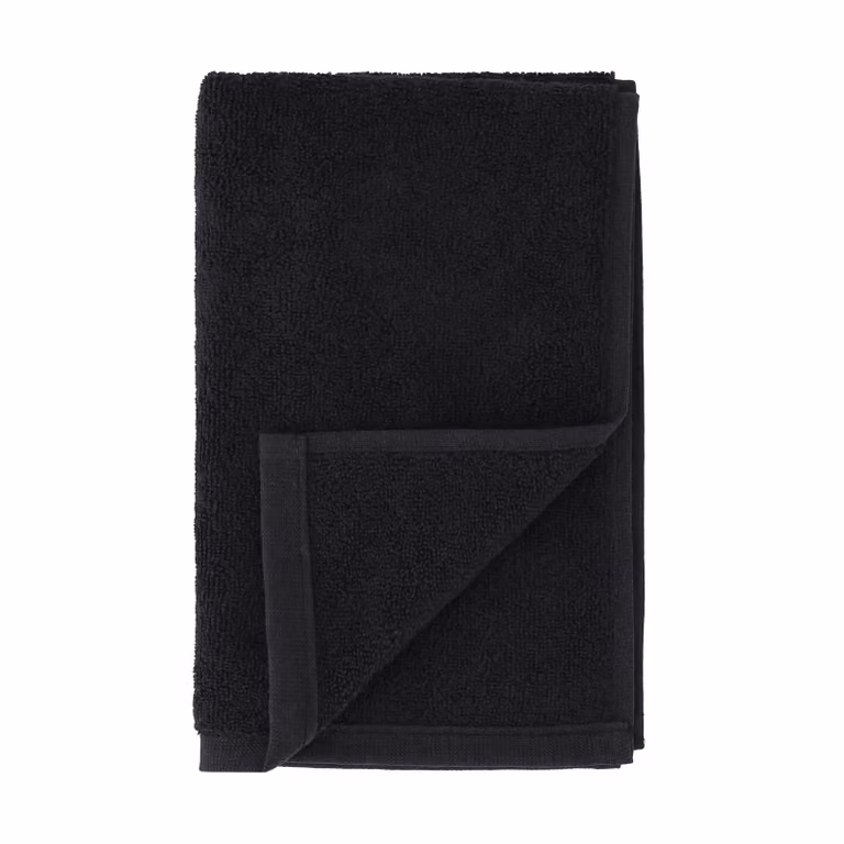 Scandi Living Drift handdoek Zwart 30 x 50 cm