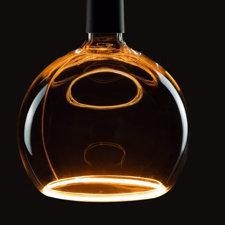 Segula Floating Design LED Lichtbron - E27 - 5W - 240lm - 2200K - Transparant - Ø 20cm