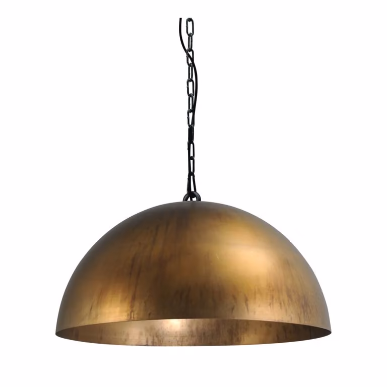 Masterlight Industria 50 hanglamp bronsbruin met metalen afwerking