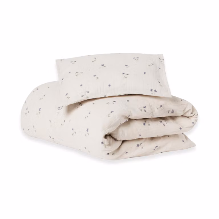 Garbo&Friends Viola Muslin beddengoed voor kinderen, 100 x 130 cm en 35 x 55 cm