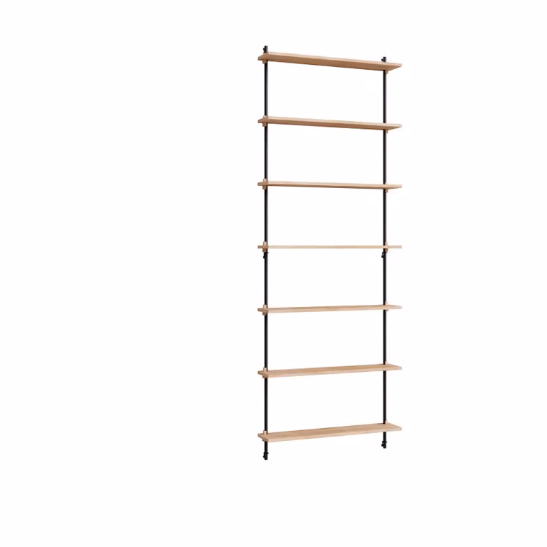 MOEBE Wandplank ws.230.1 Eikenhout-zwart
