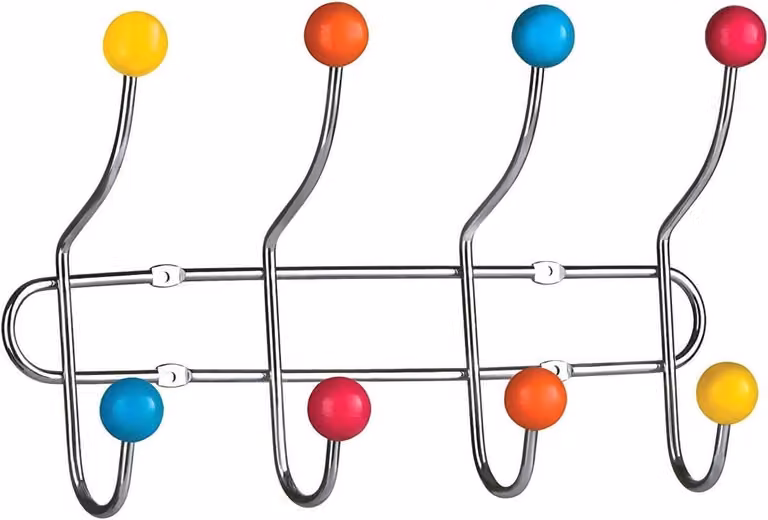 8-assige muurhanger voor organisatie in diverse kleuren