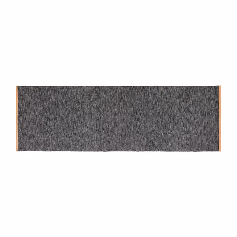 Design House Stockholm Björk vloerkleed donkergrijs van wol, B: 80 cm, L: 250 cm