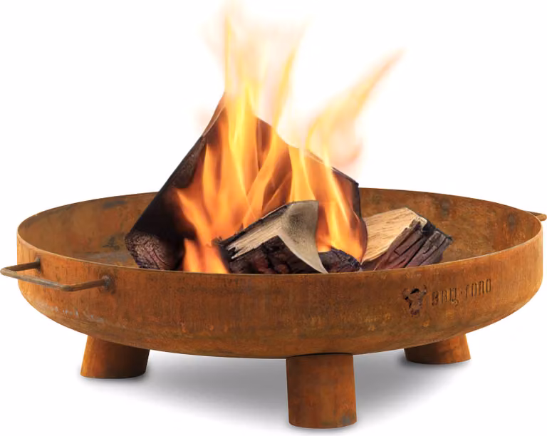 BBQ-Toro vuurkorf met driepoot in roestlook, diameter: 60 cm