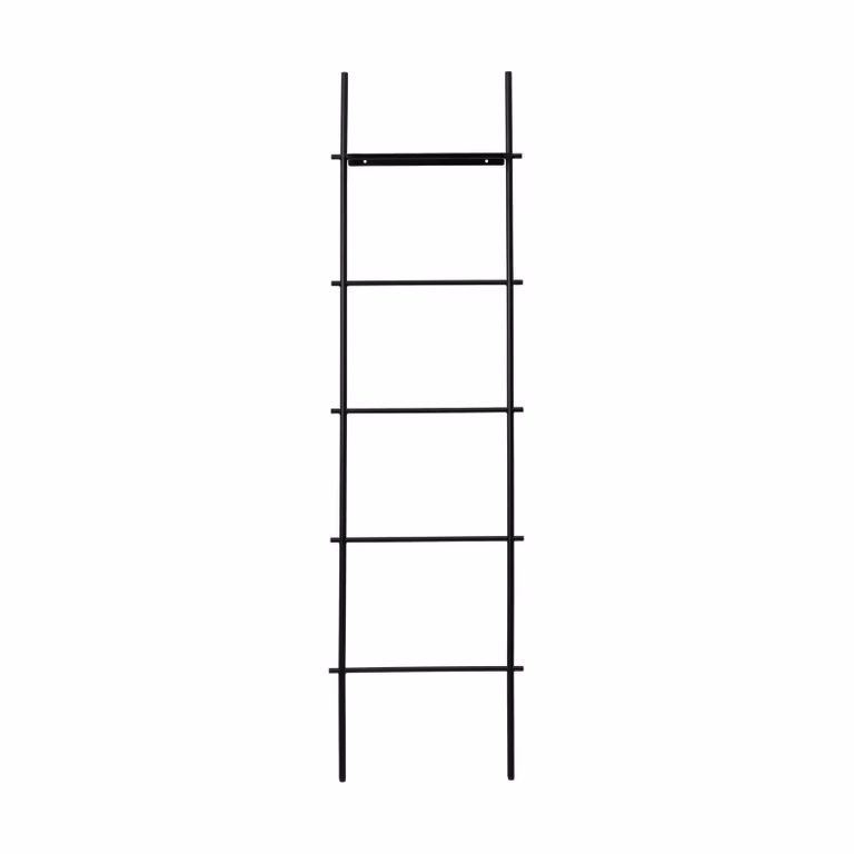 Ferm Living Dora handdoekladder Zwart, 165 cm