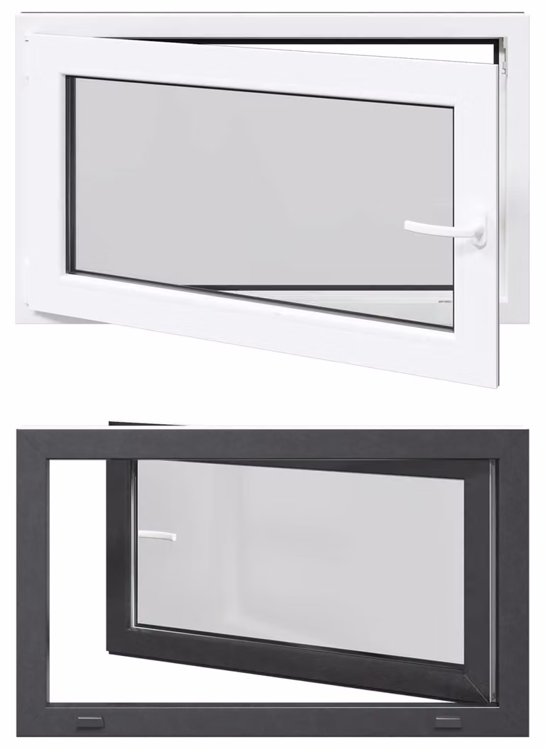 vidaXL Kipp- en draaikraam voor kelder, model RISOR, B: 100 cm, D: 60 cm