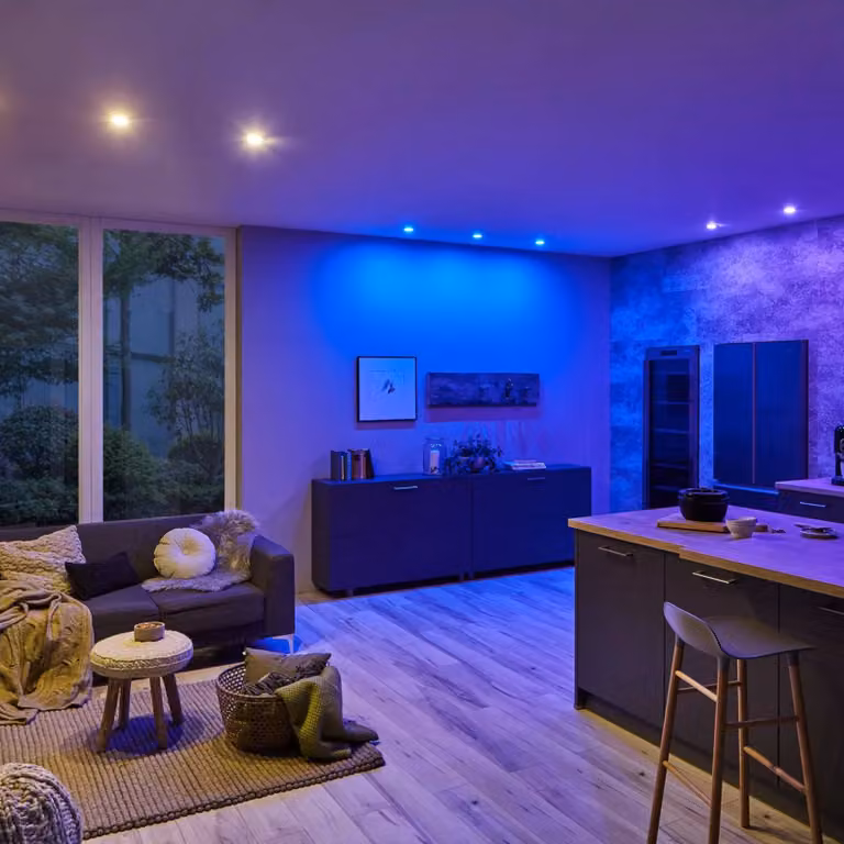 Paulmann ZigBee Coin LED RGBW 400 lm, dimbare smart verlichting, wit/opaal
