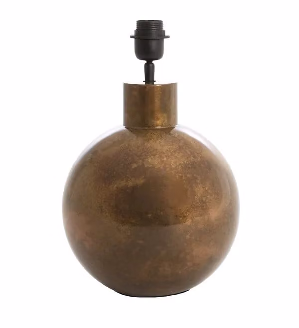 Light en Living Lampvoet koper-brons B/D/H: 25,5 x 25,5 x 33 cm