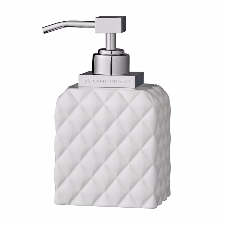 Lene Bjerre Portia zeepdispenser wit-zilver