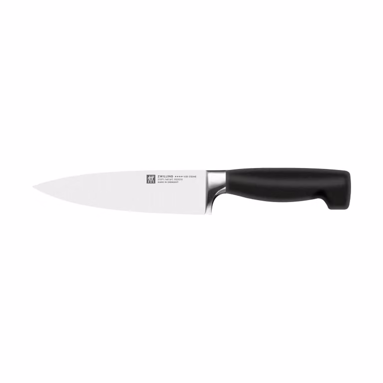 Zwilling Four Star Koksmes 16 cm Zwart Roestvrij Staal
