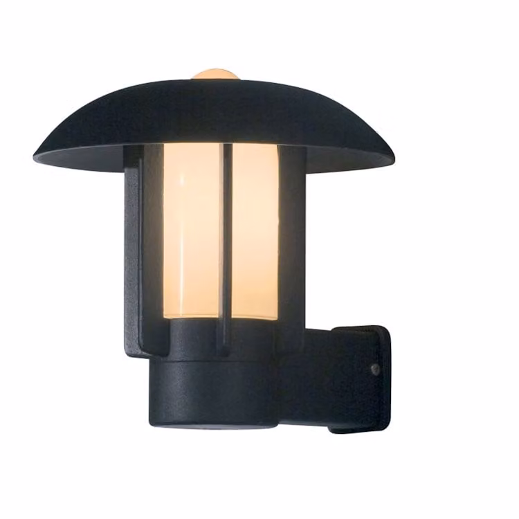 Moderne wandlamp Heimdal Konstsmide zwart