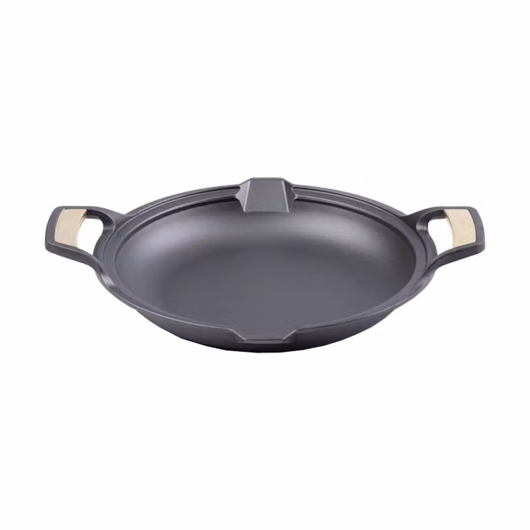 Victoria Signature paellapan gietijzer 33 cm Zwart