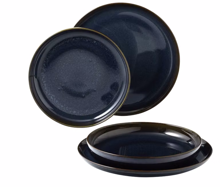Villeroy & Boch Crafted Denim Tafelset, 4-delig van premium porselein
