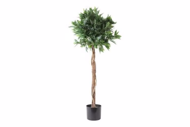 Countryfield zijden Laurus kunstplant groen, 120 cm