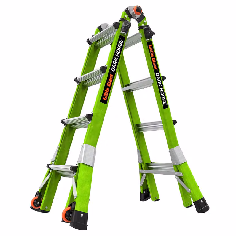 Little Giant Telescoopladder Dark Horse 2.0, 4x4 treden, model 16117