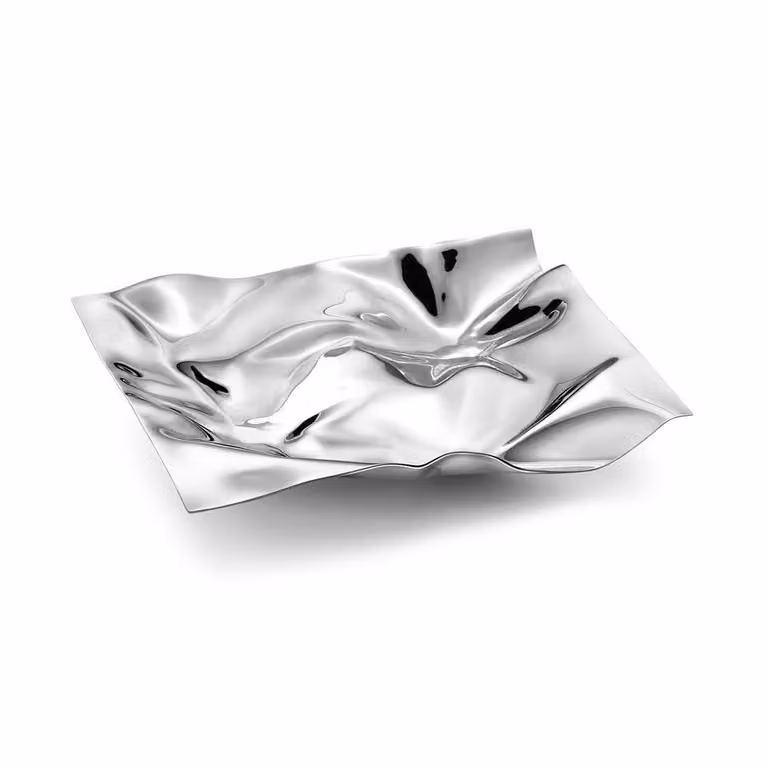 Georg Jensen Panton schotel klein, zilverkleurig