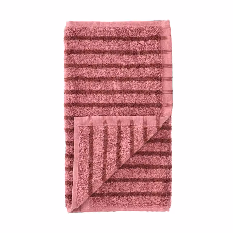 Scandi Living Drift handdoek Roze-rood 30 x 50 cm