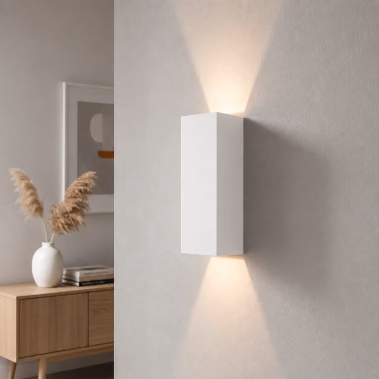 Artdelight Vegas250 Led Muurspot Up-Down - Wit - 25 cm