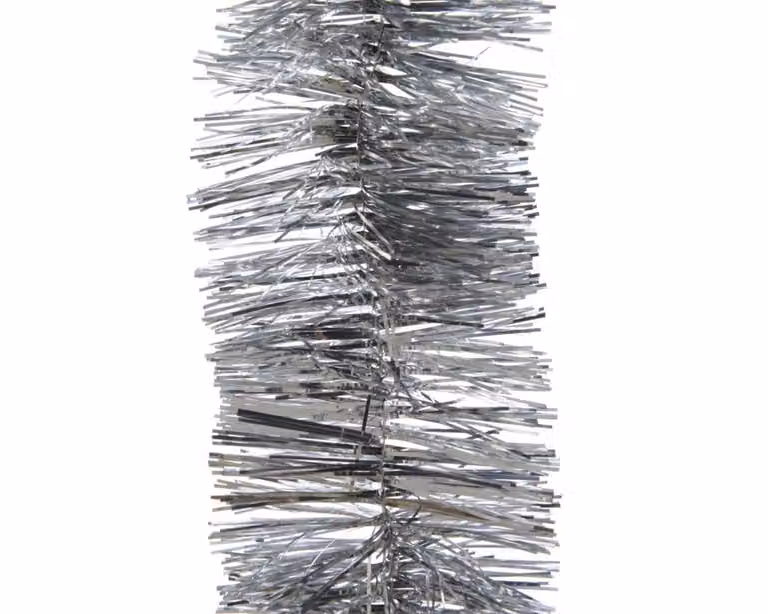 Decoris Lametta guirlande glans zilver