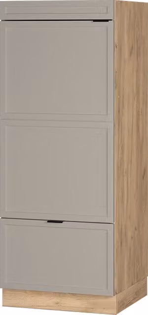 Vicco Fame-Line Hoge kast GrijsBeige/Goudkleurig Eiken Model 50386