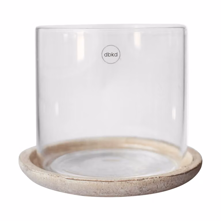 DBKD Terra waxinelichthouder Sand, 15 cm
