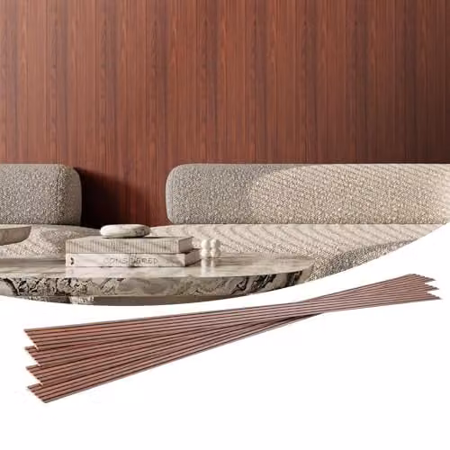 VEVOR Akoestische wandpanelen set van 8 stuks, WPC met houtlook, zwart walnoot, B/D/H: 245,1 x 16,6 x 1,5 cm