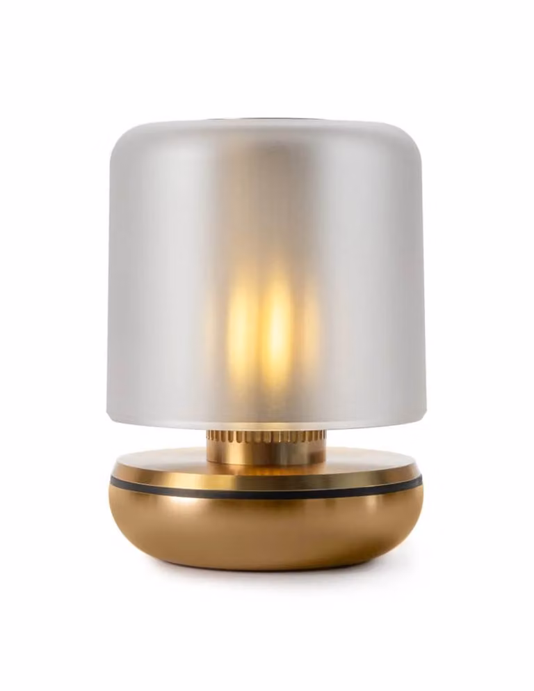 Humble Firefly Oplaadbare Tafellamp - Goud/Messing - Modern Design
