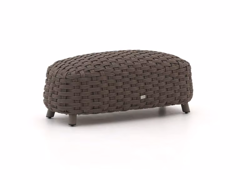 Manifesto Furniture Pergine Voetenbank voor in de tuin, Taupe/Bruin met Rope textiel