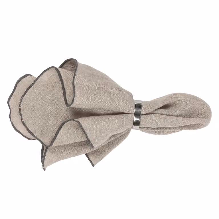 Broste Copenhagen Gracie linnen servetten beige