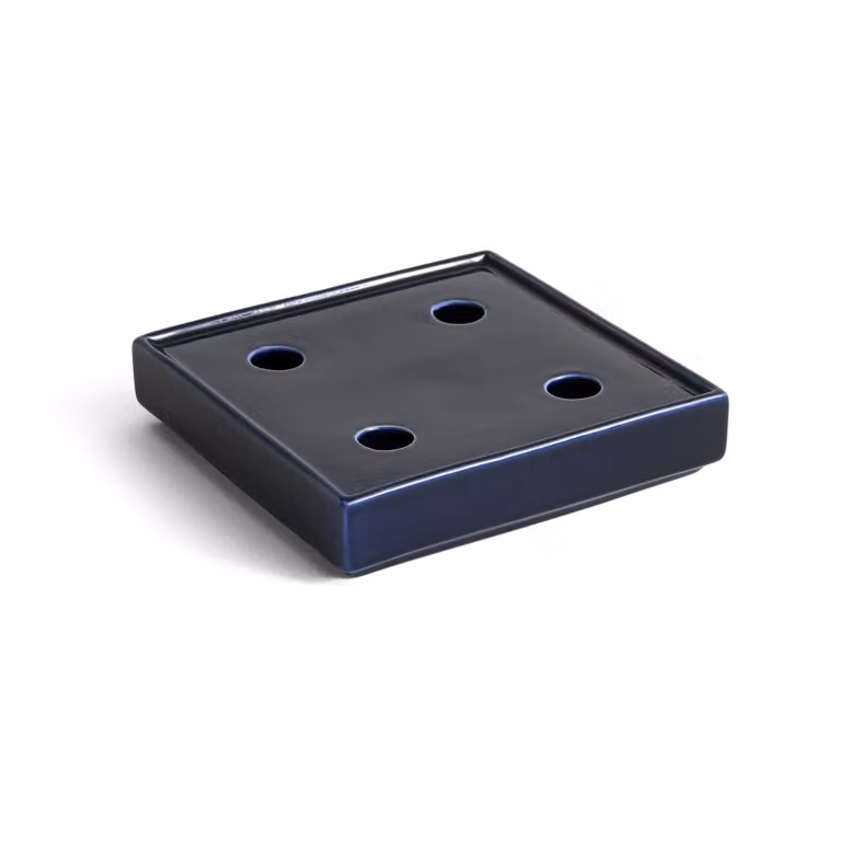 HAY Mattone kandelaar large Dark blue