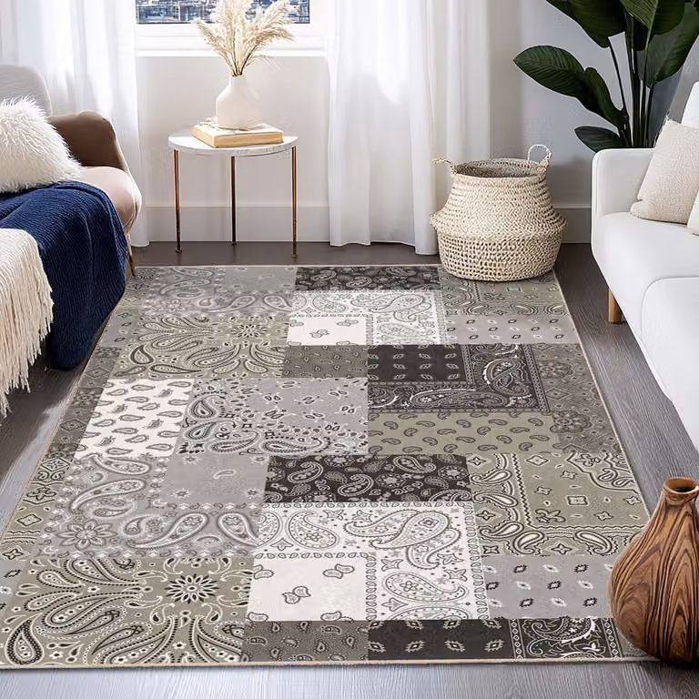 Mila Home - Wasbaar Rechthoekig Vloerkleed met Antislip - OEKO-TEX Gecertificeerd - 144 cm