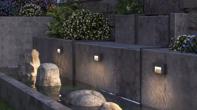 Lutec Arteo Design Wandlamp Grijs