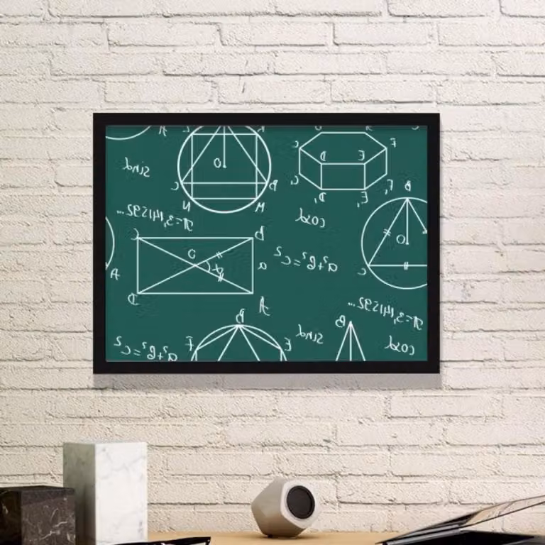 Ingelijste Kunstprint met Houten Frame en Acryl - Zwart - 24 x 32,7 cm