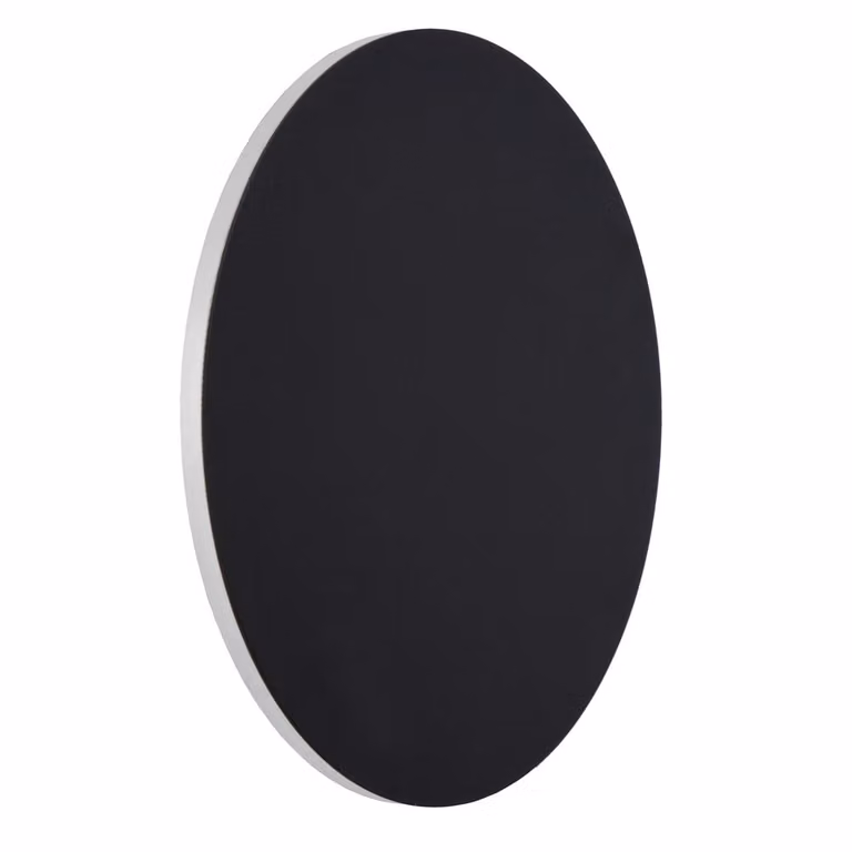 Lucide Eklyps Design Wandlamp Led Aluminium Zwart Ø 25 cm