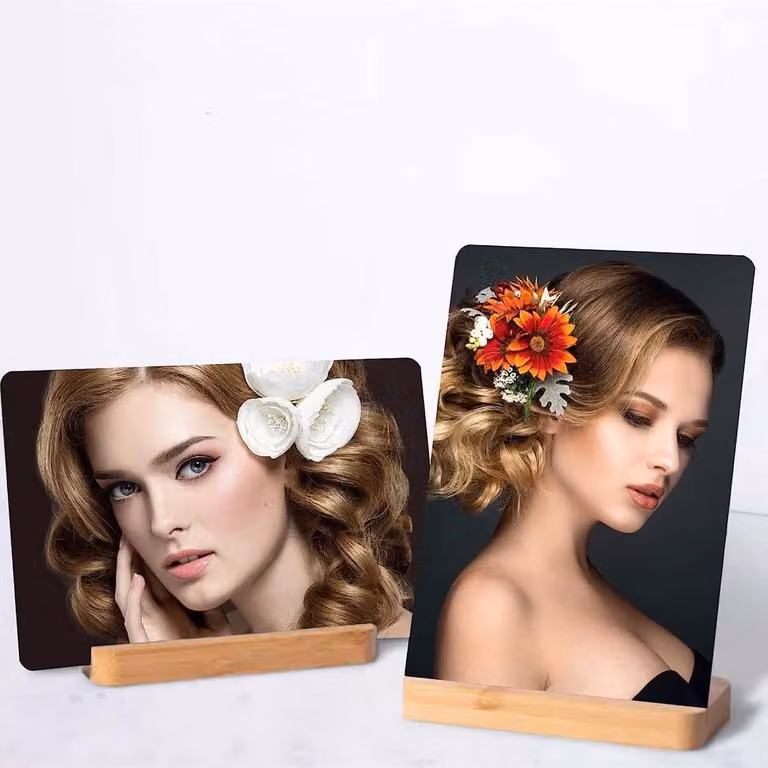 Gepersonaliseerde foto op aluminium voor volwassenen, 280 x 140 mm